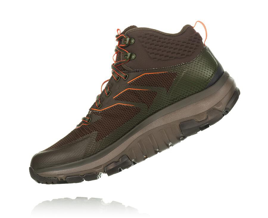 Hoka One One Yürüyüş Botları Erkek Kahverengi - Toa Gore-Tex - WG9456028